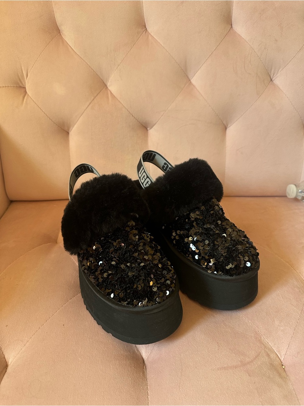 Sequin Funkette Platform Ugg slippers
